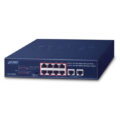 Planet GSD-1008HP -8-Port 10/100/1000T 802.3at PoE + 2-Port 10/100/1000T Desktop Switch (120 watts)